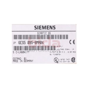 Siemens 6ES5095-8MA04 / 6ES 5095-8MA04 SIMATIC S5,...