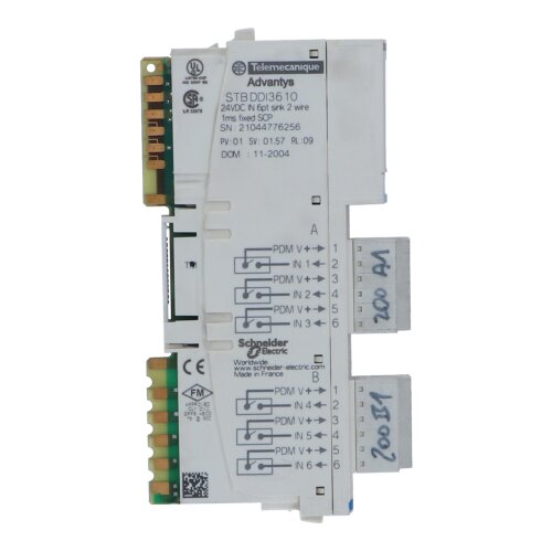 Telemecanique STB DDI3610 Standard-Digitaleingangsmodul / Standard digital input module STB, 24 V DC