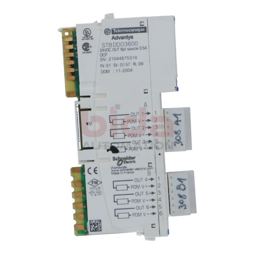 Telemecanique STBDDO3600 Standard-Digitalausgangsmodul STB, 24 V DC