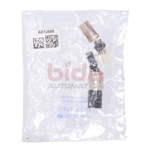 Amphenol-Tuchel C091A T 3635 001 Rundsteckverbinder  Round Connector 100V 3A