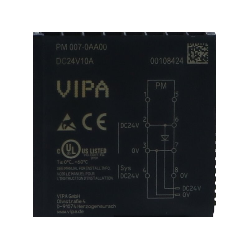 VIPA 007-0AA00 SLIO PM 007 Leistungsmodul / Power Module, 24VDC