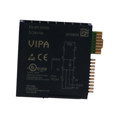 VIPA 007-0AA00 SLIO PM 007 Leistungsmodul / Power Module, 24VDC