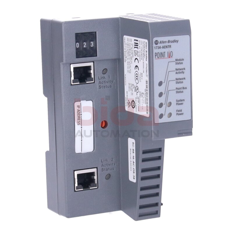 Allen-Bradley 1734-AENTR  (492375) Dual-Port-Netzwerkadapter / POINT I/O Dual Port Network Adapter 24 V