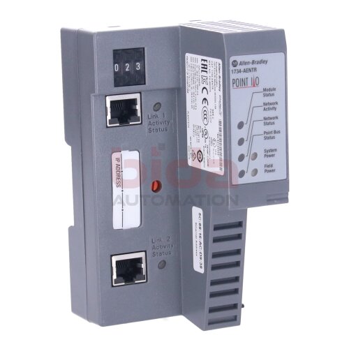 Allen-Bradley 1734-AENTR  (492375) Dual-Port-Netzwerkadapter / POINT I/O Dual Port Network Adapter 24 V
