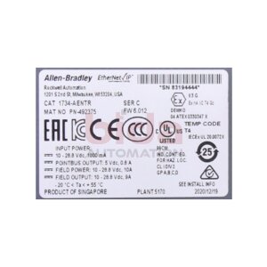 Allen-Bradley 1734-AENTR  (492375)...