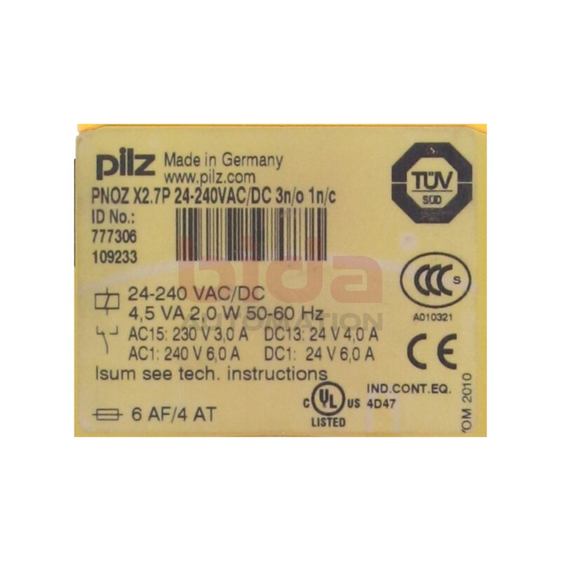 PILZ PNOZ X2.7P (777306) Sicherheitsrelais Safety relay