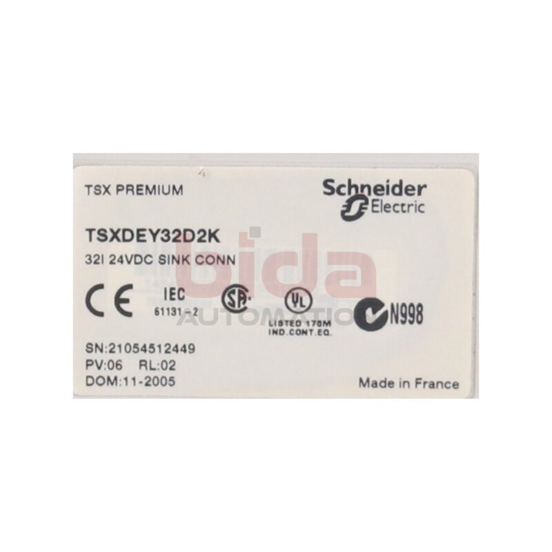 Schneider TSXDEY32D2K Eingangsmodul / input module 24V