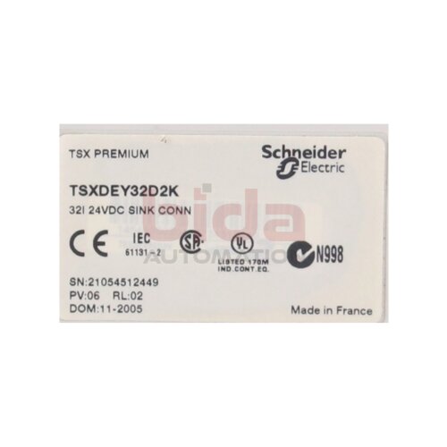 Schneider TSXDEY32D2K Eingangsmodul / input module 24V