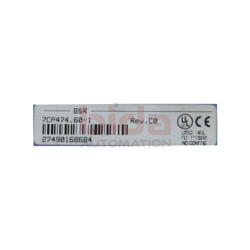 B&amp;R  7CP474.60-1 Central Processor (CPU) Modul  24 VDC