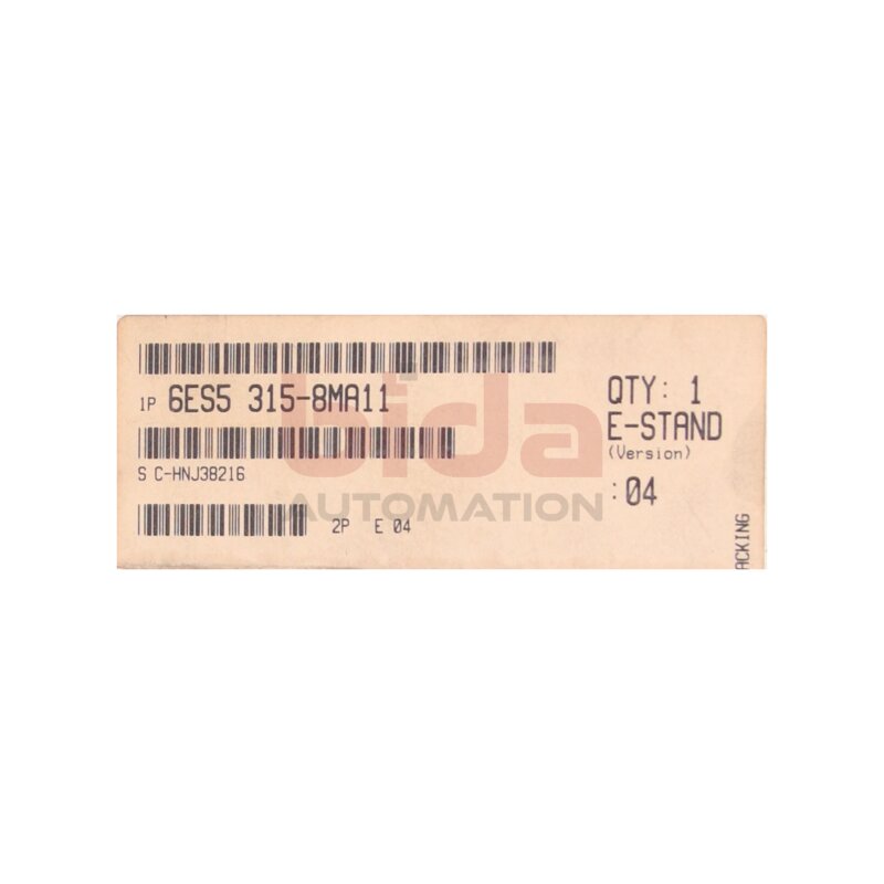 Siemens 6ES5315-8MA11 / 6ES5 315-8MA11 SIMATIC S5, Anschaltung/connection