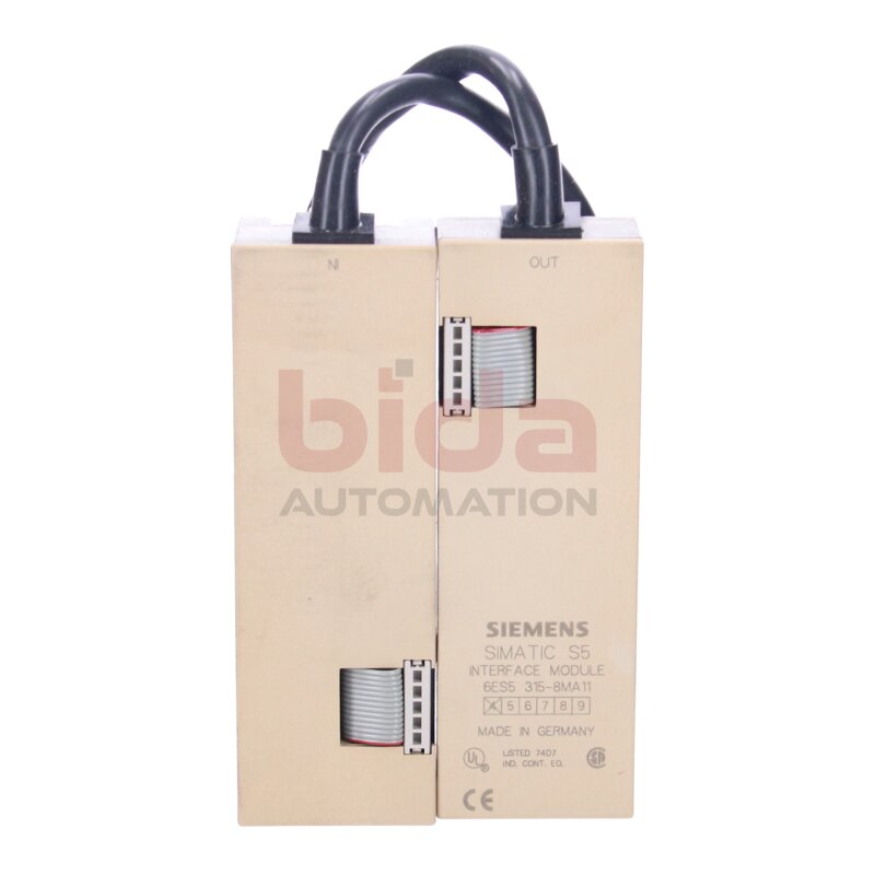 Siemens 6ES5315-8MA11 / 6ES5 315-8MA11 SIMATIC S5, Anschaltung/connection