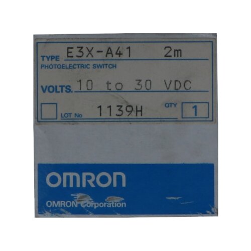 Omron E3X-A41 Lichtleiter-Verst&auml;rker / fibre optic amplifier