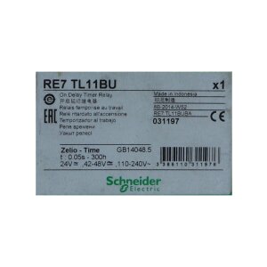 Schneider RE7TL11BU Zeitrelais ansprechverzögert /...