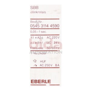Eberle 0545 3114 4590 Blinkrelais Blinker relay 250V 8A