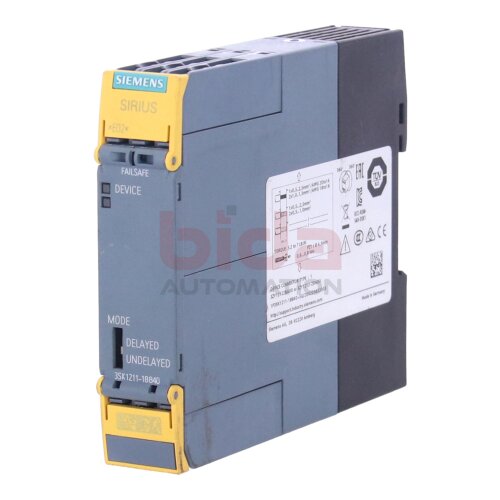 Siemens 3SK1211-1BB40 7 3SK1 211-1BB40 SIRIUS Sicherheitsschaltger&auml;t / safety switch 24V