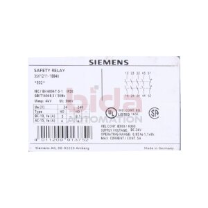 Siemens 3SK1211-1BB40 7 3SK1 211-1BB40 SIRIUS...