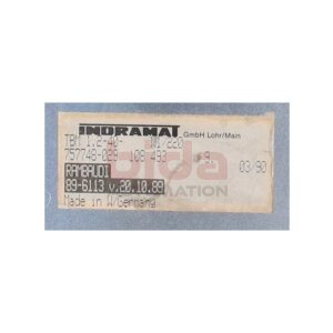 Indramat TBM 1.2-40-W1/220 / TBM 1.2-40- W1/220...