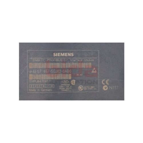Siemens 6ES7467-5GJ02-0AB0 / 6ES7 467-5GJ02-0AB0 SIMATIC S7-400, Anschaltung / connection