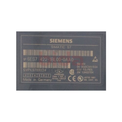 Siemens 6ES7422-1BL00-0AA0 / 6ES7 422-1BL00-0AA0 Digitalausgabe / digital edition DC 24V, 0,5A