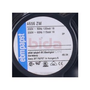 ebmpapst  4656 ZW AC-Axiallüfter / AC axial fan