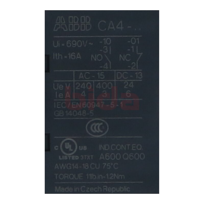 ABB CA4-01 (A600 Q600) Hilfskontakt Auxiliary contact