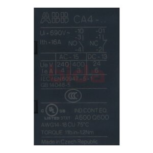 ABB CA4-01 (A600 Q600) Hilfskontakt Auxiliary contact