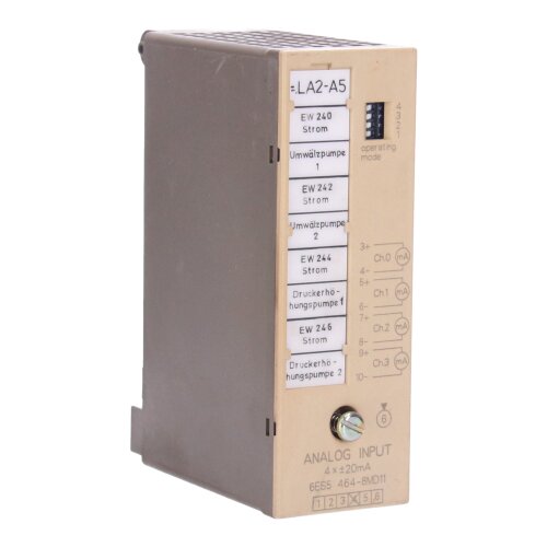 Siemens 6ES5464-8MD11 / 6ES5 464-8MD11 SIMATIC S5, Analogeingabe / analogue input