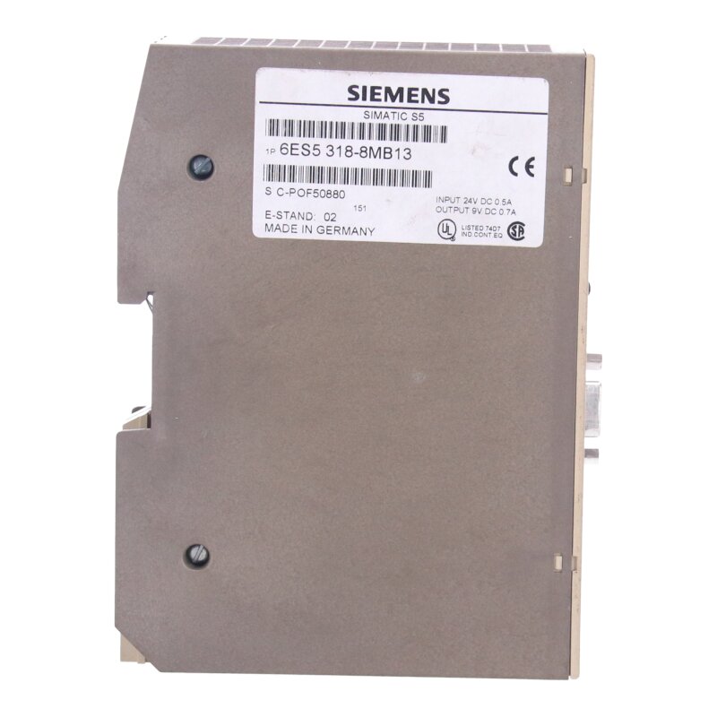 Siemens 6ES5318-8MB13 / 6ES5 318-8MB13 SIMATIC S5 Anschaltung Connection