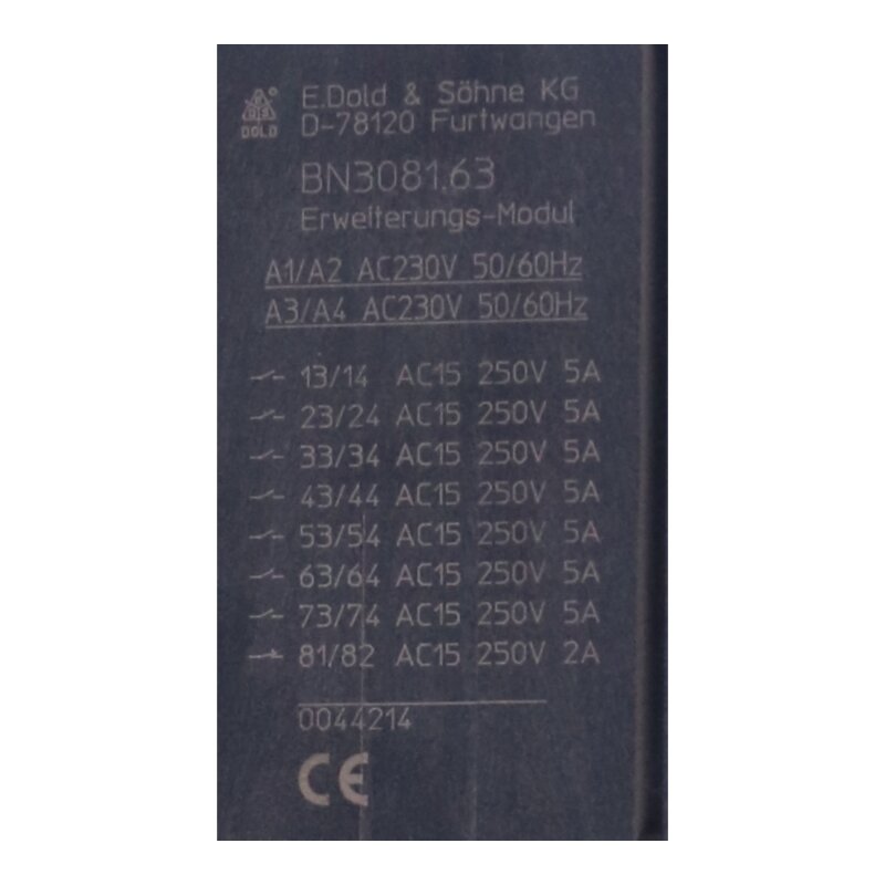 E.Dold &amp; S&ouml;hne BN3081 (BN3081.63) Erweiterungsmodul Extension module