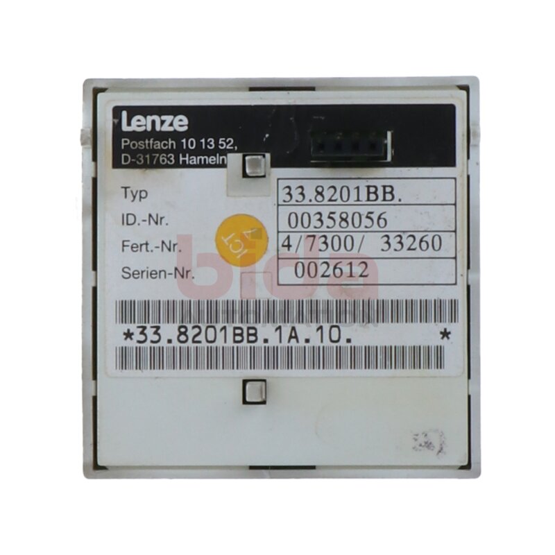 Lenze 33.8201BB (00358056) Bedienmodul Control module