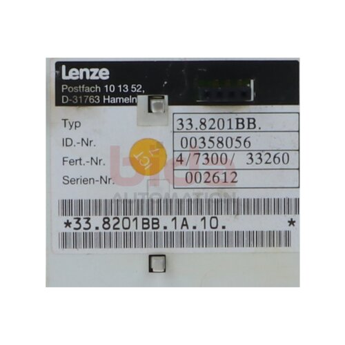 Lenze 33.8201BB (00358056) Bedienmodul Control module