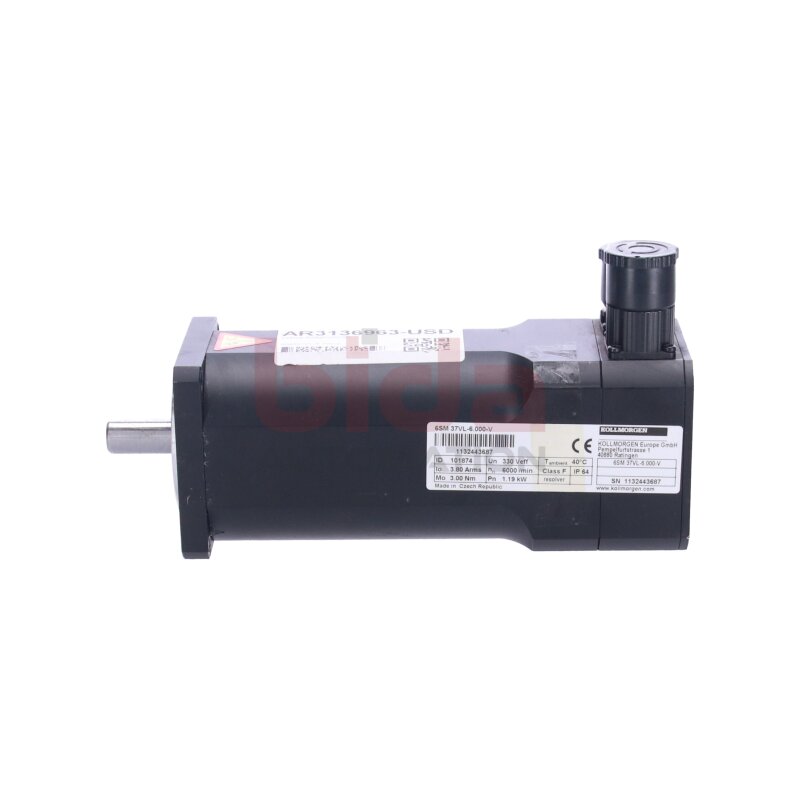 KOLLMORGEN 6SM 37VL-6.000-V (101874) AC-Servomotor