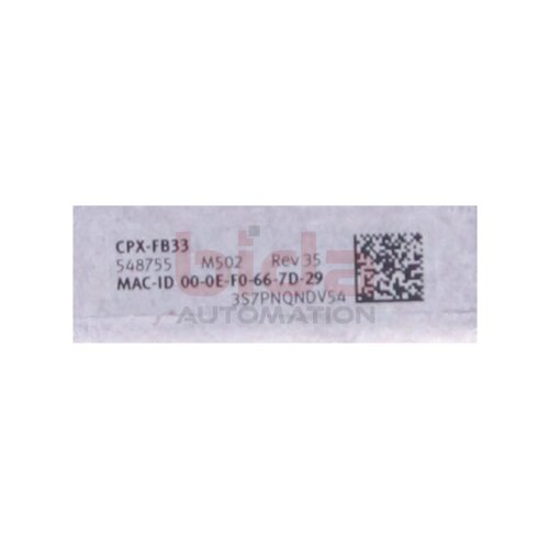 Festo CPX-FB33  (548755) Busknoten / bus hub