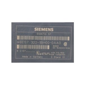 Siemens 6ES7322-1BH00-0AA0 / 6ES7 322-1BH00-0AA0 SIMATIC...