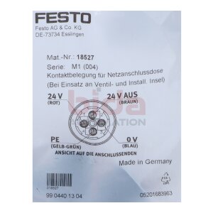 Festo 18527 Steckdose Socket