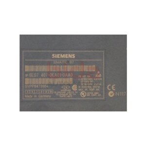 Siemens 6ES7407-0KA01-0AA0 / 6ES7 407-0KA01-0AA0 SIMATIC...