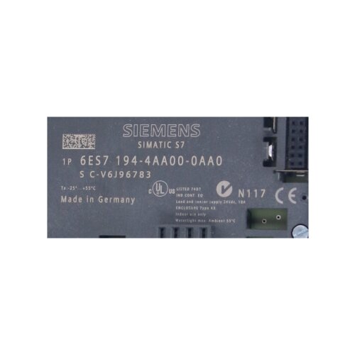 Siemens 6ES7194-4AA00-0AA0 / 6ES7 194-4AA00-0AA0 SIMATIC DP, Anschlussmodul f&uuml;r PROFIBUS Interface-Module / connection module for PROFIBUS interface modules