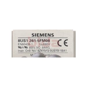 Siemens 8US1 261-5FM08 Sammelschiene Busbar 600V