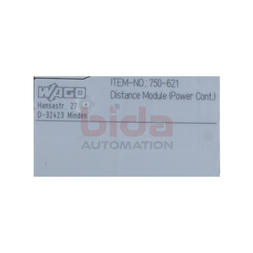 WAGO 750-621 Trennmodul / separation module