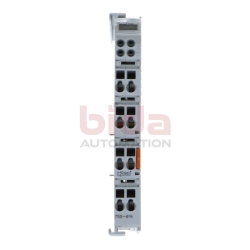 WAGO 750-614 Modul mit zus&auml;tzlichen Anschl&uuml;ssen Module with additional connections