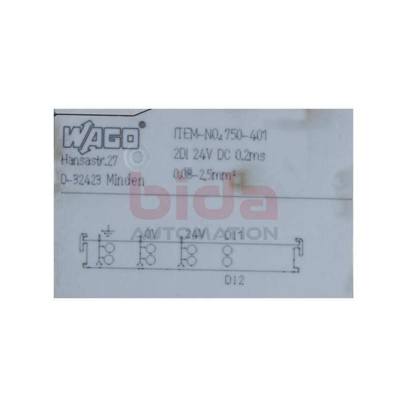 WAGO 750-401 digitales Eingangsmodul / digital input module