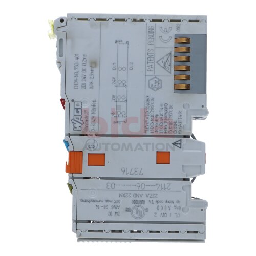 WAGO 750-401 digitales Eingangsmodul / digital input module