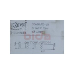 WAGO 750-401 digitales Eingangsmodul / digital input module