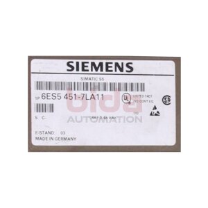 Siemens 6ES5451-7LA11 / 6ES5 451-7LA11 SIMATIC S5...