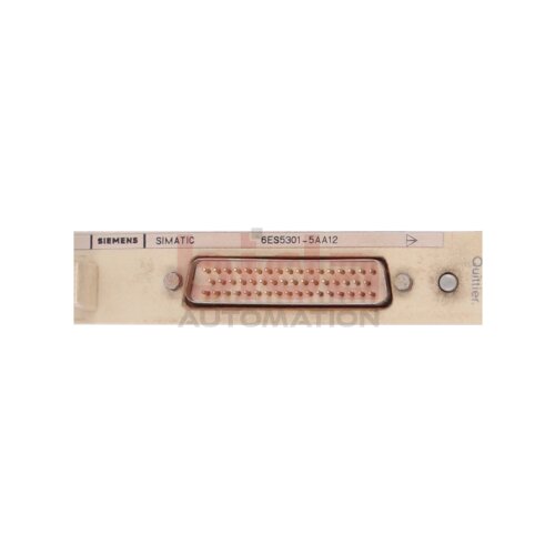 Siemens 6ES5301-5AA12 / 6ES5 301-5AA12 SIMATIC S5 EG-ANSCHALTUNG / CONNECTION