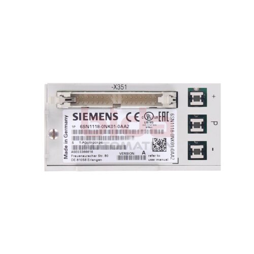 Siemens 6SN1118-0NK01-0AA2 / 6SN1 118-0NK01-0AA2 SIMODRIVE 611 U HRS2