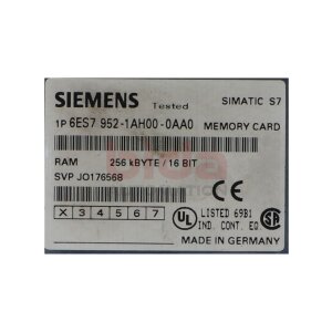 Siemens 6ES7952-1AH00-0AA0 / 6ES7 952-1AH00-0AA0 SIMATIC...