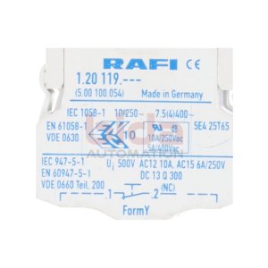 Rafi 1.20 119.--- (5.00 100.054) NOT-Aus-Schalter...