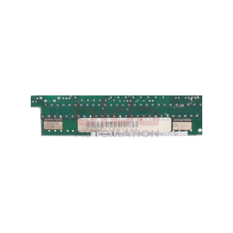 Siemens 6RA8232-1DB0 /  6RA8 232-1DB0 ZUSATZPLATTE / ADDITIONAL PLATE  Z1004 F. 6RA22 MP