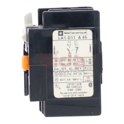 Telemecanique LA1-D11 A 65 Kontaktblock  Contact block 10A 660V